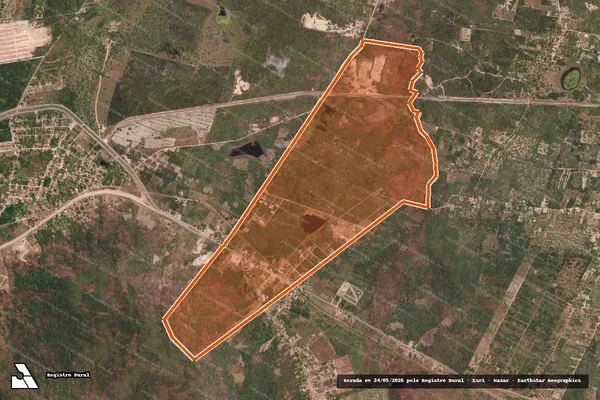 Imagem de satélite de Fazenda Guarani em ITAPIPOCA - CE
