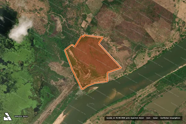 Imagem de satélite de BARRAS DAS CURVINAS em MILAGRES DO MARANHÃO - MA