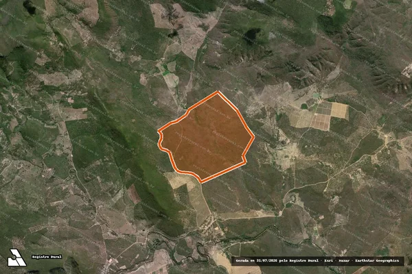 Imagem de satélite de FAZENDA SANTO ANTÔNIO em Barra da Estiva - BA