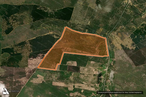 Imagem de satélite de FAZENDA GUARIBAS em ENCRUZILHADA - BA