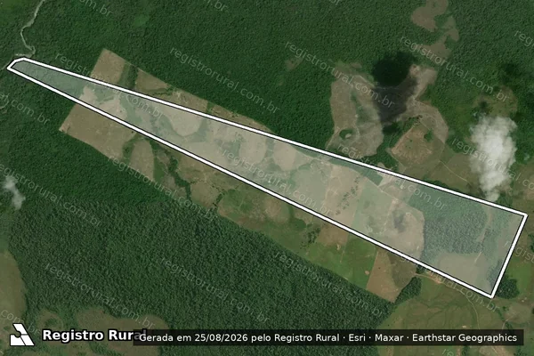 Imagem de satélite de Fazenda Iguaraçu II em ALTO ALEGRE - RR