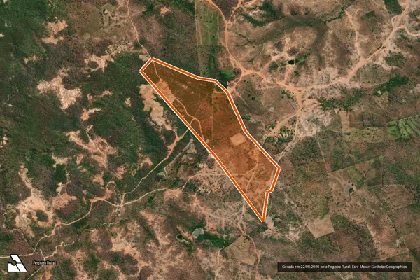 Imagem de satélite de FAZENDA AGUA ALVA em LORETO - MA