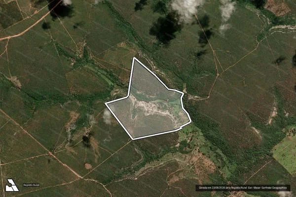 Imagem de satélite de FAZENDA MOCAMBO/MACAUBAS em CORAÇÃO DE JESUS - MG