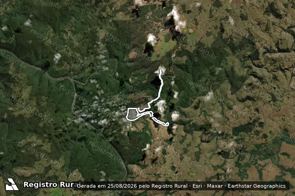 Imagem de satélite de FAZENDA SANTO CRISTO em CAPÃO ALTO - SC