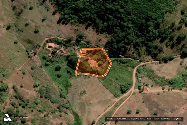 Imagem de satélite de Sitio Jardim em POTÉ - MG