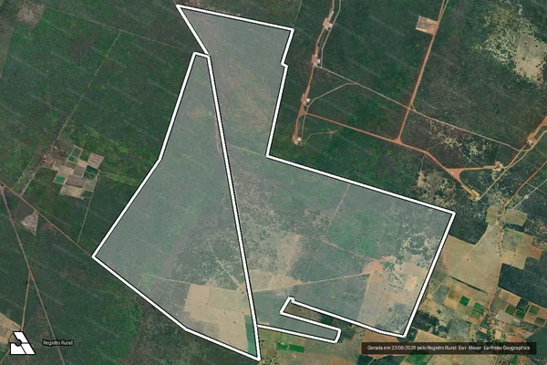Imagem de satélite de TREIS AROEIRA em PEDRA GRANDE - RN