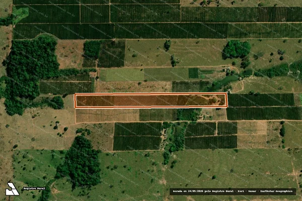 Imagem de satélite de CHACARA SANTO ANTONIO em NOVA BRASILÂNDIA D'OESTE - RO