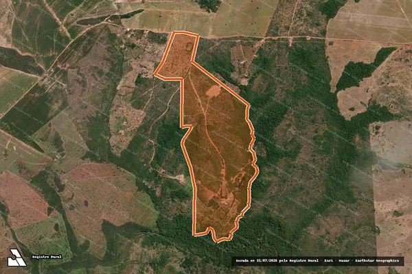 Imagem de satélite de Fazenda Santa Luzia em CHAPADA DA NATIVIDADE - TO