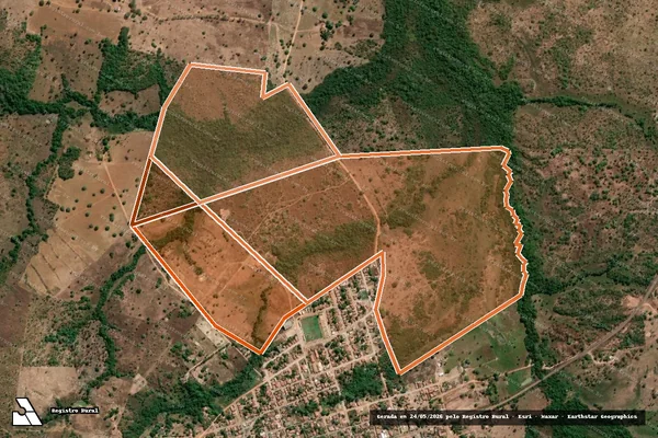 Imagem de satélite de FAZENDA BEIRA RIO em ABREULÂNDIA - TO