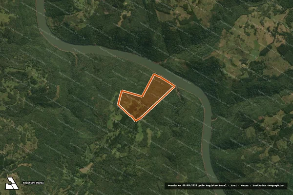 Imagem de satélite de Matricula 2588 em PINHAL DA SERRA - RS