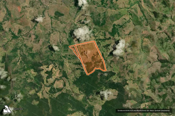 Imagem de satélite de FAZENDA NORUEGA/CRISTALINA em SALTO DA DIVISA - MG