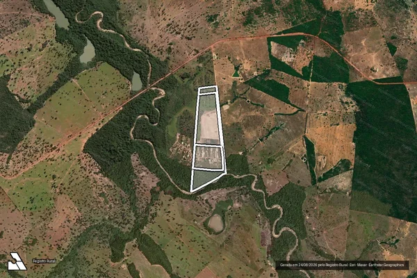 Imagem de satélite de Faz Laguinho em CRIXÁS - GO