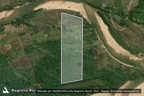 Imagem de satélite de CHACARA BOA VISTA em SÃO PEDRO DA ÁGUA BRANCA - MA