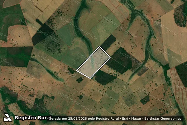 Imagem de satélite de FAZENDA SOLEDADE em ITURAMA - MG