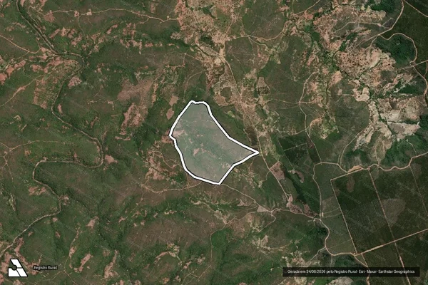 Imagem de satélite de CÓRREGO TEIXEIRA em MINAS NOVAS - MG