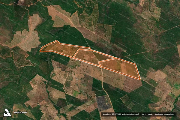 Imagem de satélite de FAZENDA SÃO JOAQUIM em SÍTIO NOVO - MA