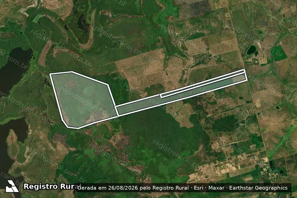 Imagem de satélite de FAZENDA BELO HORIZONTE em BACABAL - MA