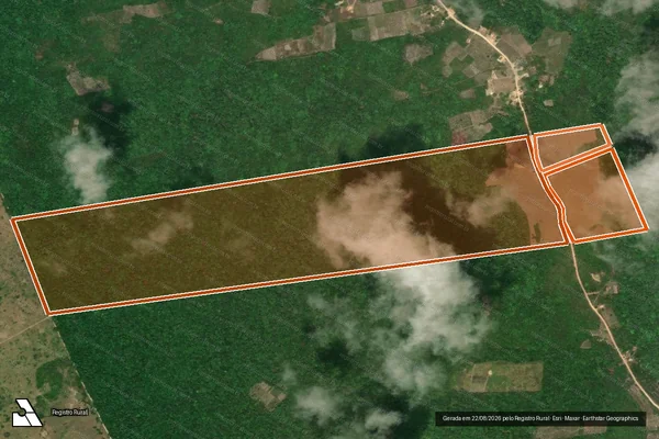 Imagem de satélite de FAZENDA ESTRELA em CAPITÃO POÇO - PA