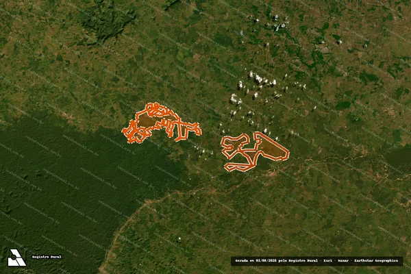 Imagem de satélite de FAZENDA SANTO ANTONIO em BOM JARDIM - MA