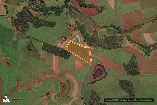 Imagem de satélite de FAZENDA CALIFÓRNIA GLEBA B em SALES OLIVEIRA - SP