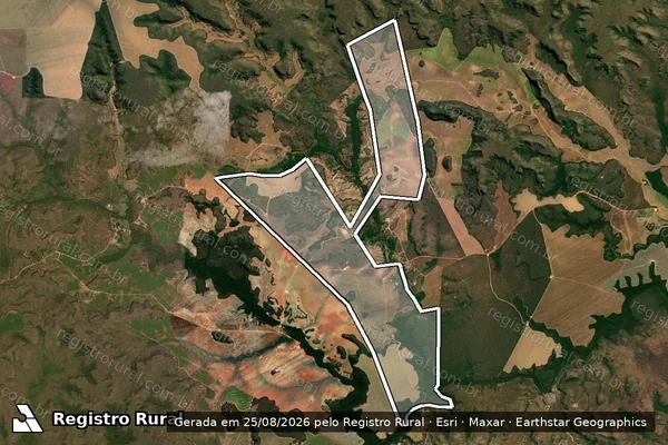Imagem de satélite de FAZENDA GERAIS em BALSAS - MA