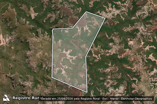 Imagem de satélite de FAZENDA CERCADO DE CIMA em GILBUÉS - PI
