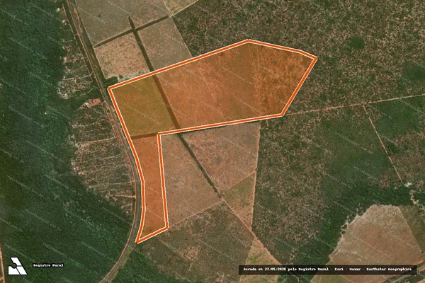 Imagem de satélite de FAZENDA MATINHA em BABAÇULÂNDIA - TO