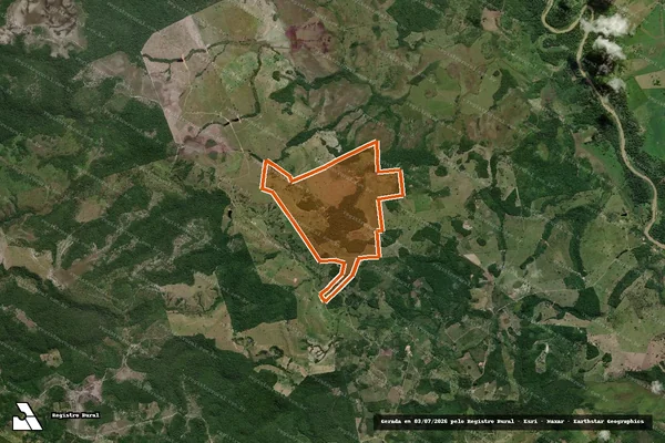 Imagem de satélite de FAZENDA NOSSA SENHORA DA CONCEICAO em CANAVIEIRAS - BA