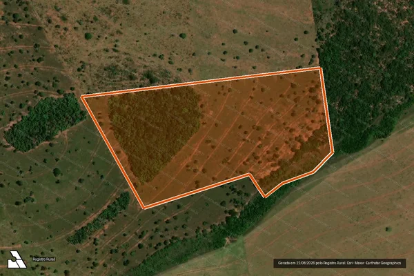 Imagem de satélite de SITIO GABBI em ANAURILÂNDIA - MS