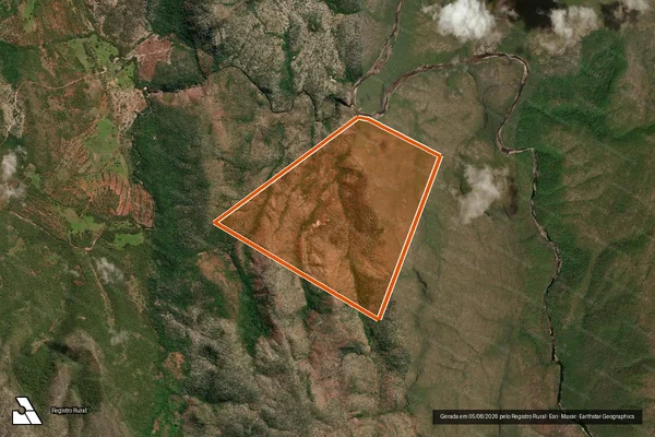 Imagem de satélite de FAZENDA CANGALHA em NOVA ROMA - GO