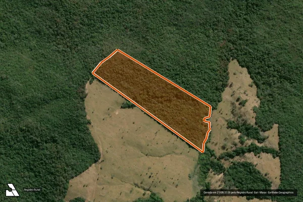 Imagem de satélite de Fazenda Santa Maria em MONTE CARMELO - MG