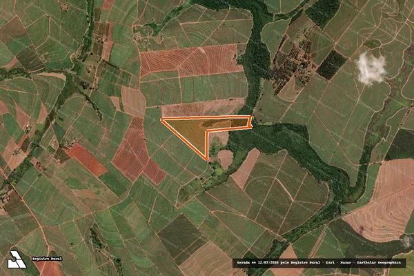 Imagem de satélite de FAZENDA SANTA ELIZA em ARIRANHA - SP