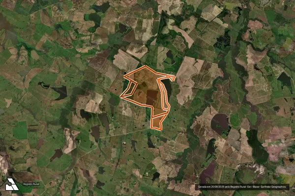 Imagem de satélite de FAZENDA BELA VISTA II em DOM PEDRITO - RS