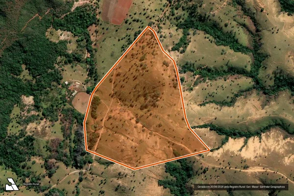 Imagem de satélite de FAZENDA AGUAS CLARAS em TIROS - MG