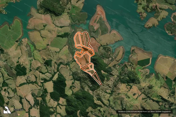 Imagem de satélite de FAZENDA AGUA BOA em CÁSSIA - MG