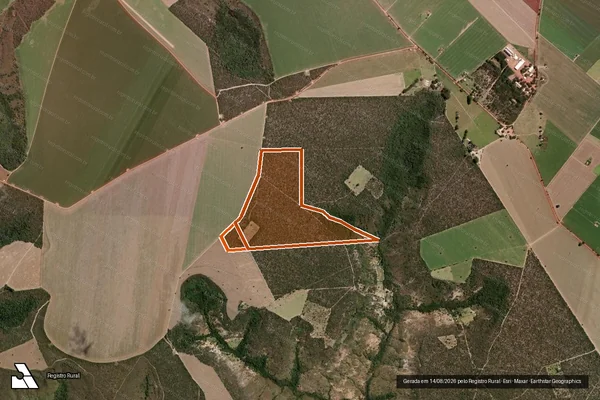 Imagem de satélite de FAZENDA SÃO VICENTE OU STA TEREZA em BURITIS - MG