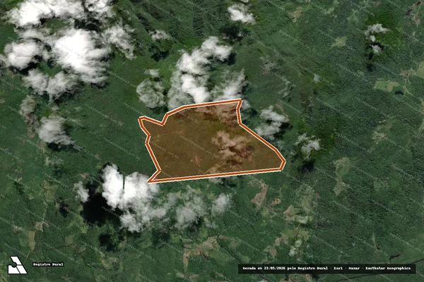 Imagem de satélite de FAZENDA SAO JOAO em ARATACA - BA