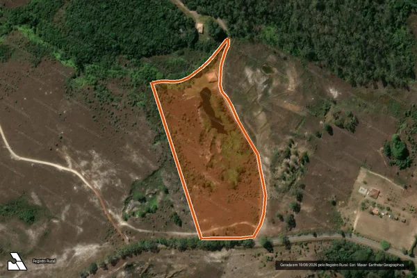 Imagem de satélite de Fazenda Vista do Trovao e Capoeira em OURO PRETO - MG