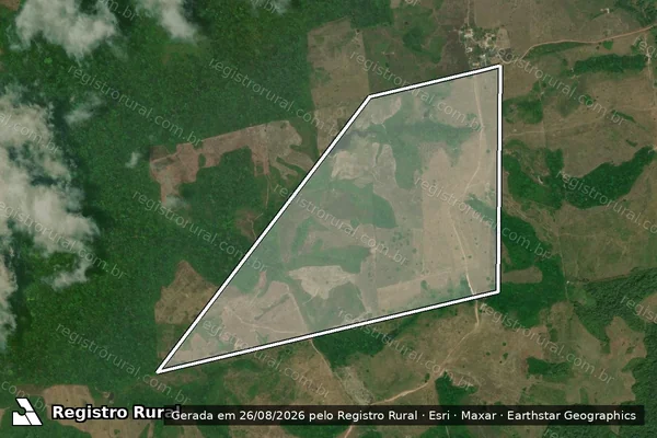 Imagem de satélite de FAZENDA ALVORADA IV em SANTA LUZIA DO PARÁ - PA