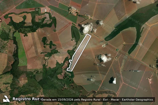 Imagem de satélite de AGROPECUARIA ANTONELLO IV em DOM AQUINO - MT