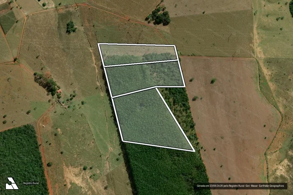 Imagem de satélite de Fazenda Sao Miguel Arcanjo em LUZ - MG