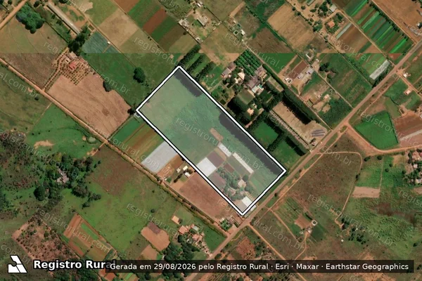Imagem de satélite de Reserva A Gleba 02 Lote 139 e 140 em BRASÍLIA - DF