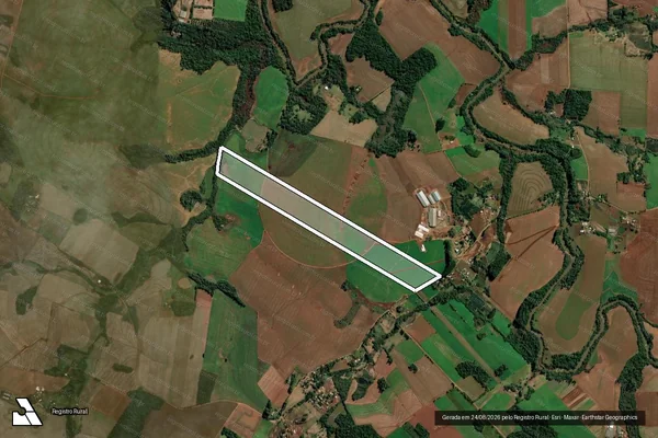 Imagem de satélite de MATRICULA 10.172 em AUGUSTO PESTANA - RS
