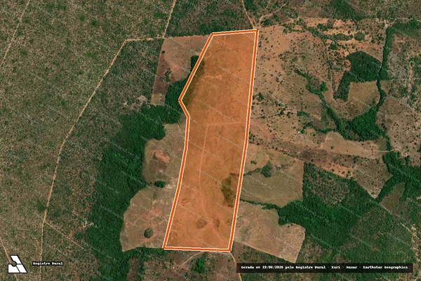 Imagem de satélite de FAZENDA CAPEMBA em Palmeirante - TO