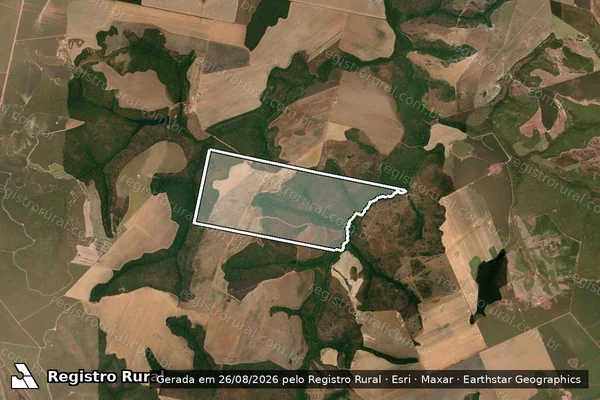Imagem de satélite de FAZENDA IRMAOS DIEHL III em CANARANA - MT