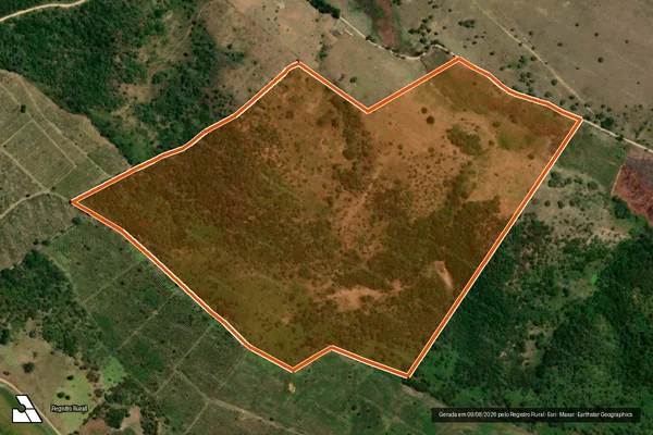 Imagem de satélite de FAZENDA PRO SAUDE - PARCELA 01 em POÇÕES - BA