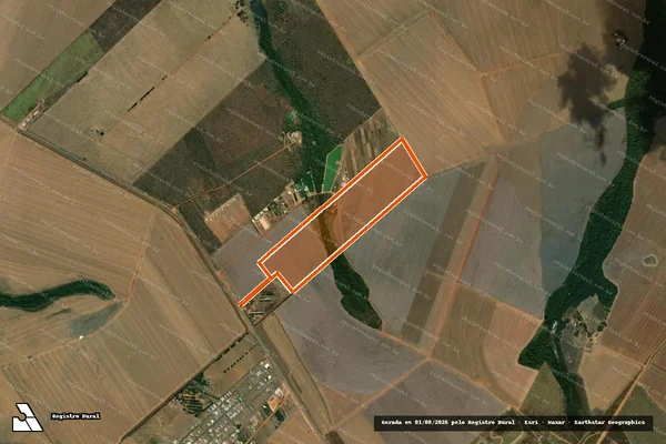 Imagem de satélite de SITIO NOSSA SENHORA DE LURDES em CAMPO VERDE - MT