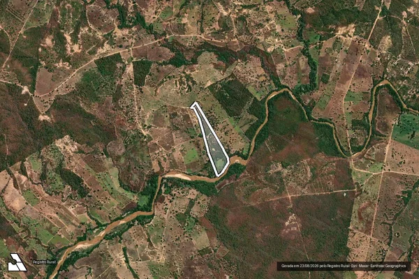 Imagem de satélite de FAZENDA FLORES em JANUÁRIA - MG