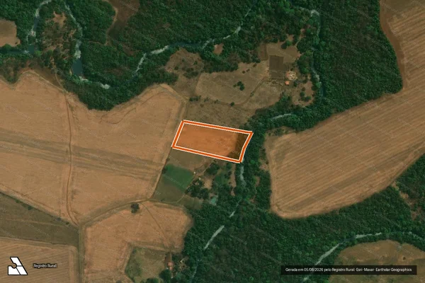 Imagem de satélite de FAZENDA BOM JARDIM em MONTIVIDIU - GO