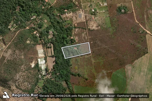 Imagem de satélite de Chácara nº 51 em BRASÍLIA - DF